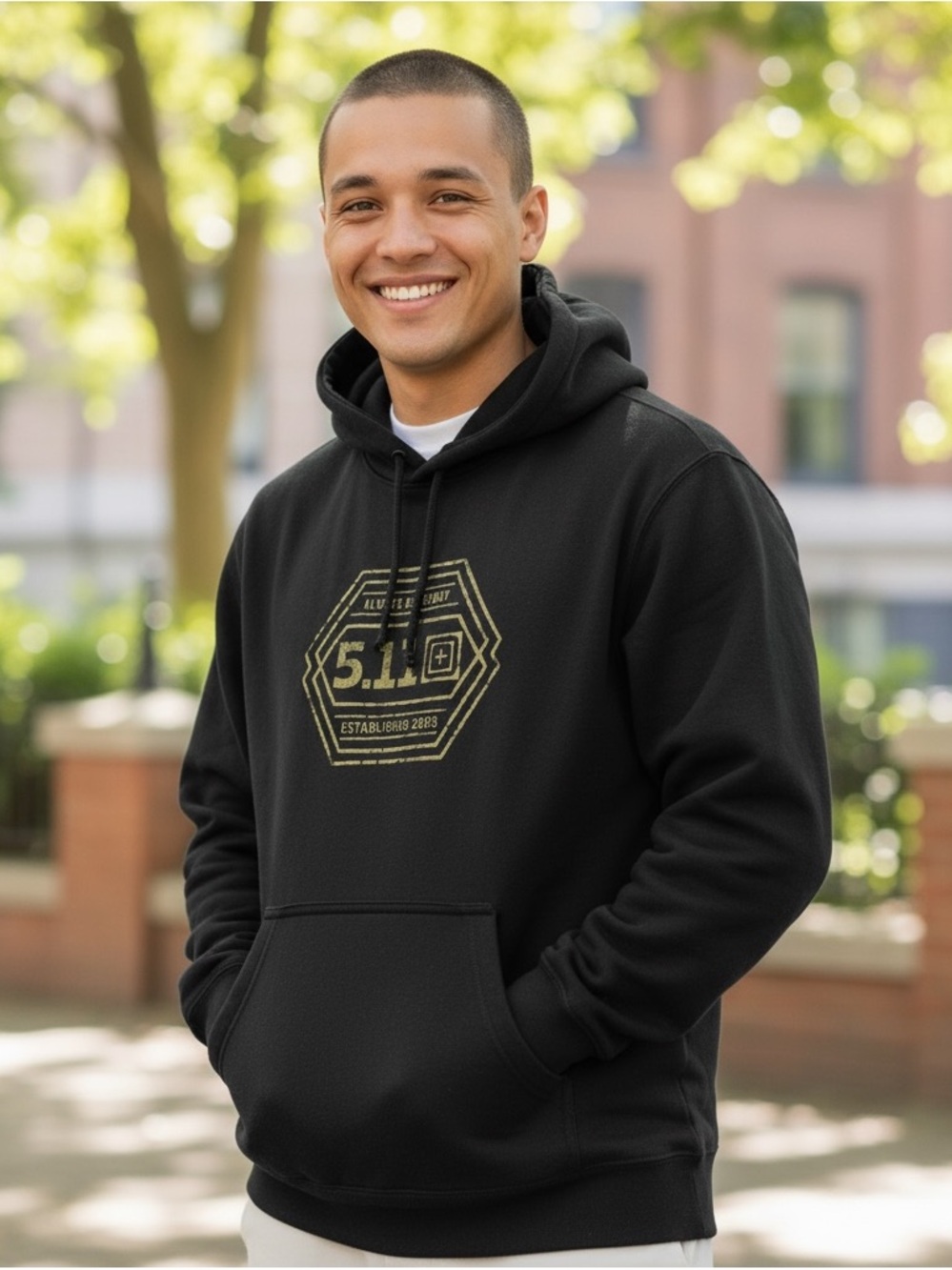 5.11 TACTICAL Men’s Medium Black Hoodie Sweatshirt